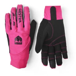 Hestra Ergo Grip Race Cut 5-finger Fietshandschoenen - Fuchsia/black