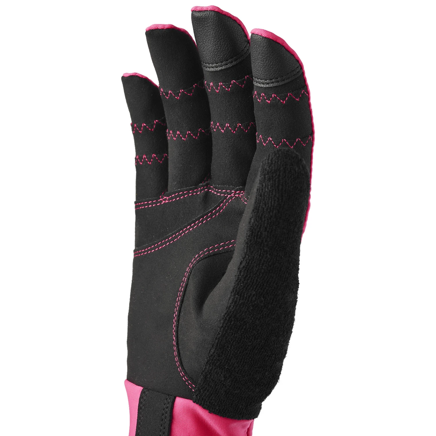 Hestra Ergo Grip Race Cut 5-finger Fietshandschoenen - Fuchsia/black - Afbeelding 2