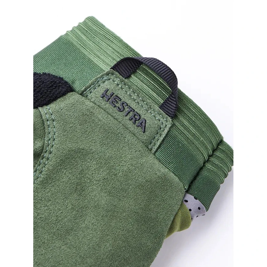 Hestra Apex Reflective Short - 5 Vinger Fietshandschoenen - Olive - Afbeelding 5