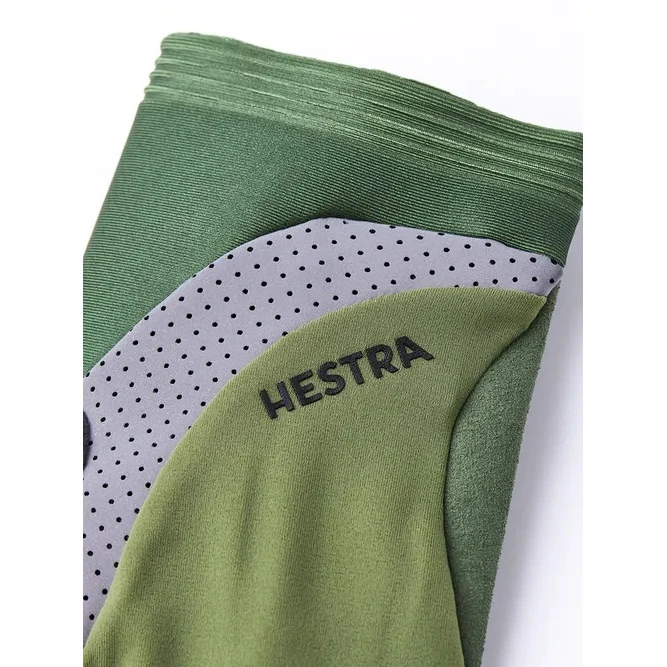 Hestra Apex Reflective Short - 5 Vinger Fietshandschoenen - Olive - Afbeelding 2