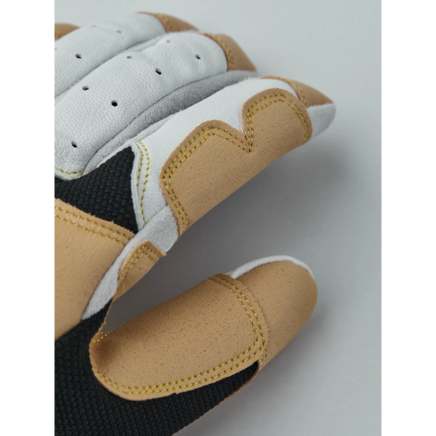 Hestra Climbers Long - 5 Finger Handschoenen - Offwhite / Black - Afbeelding 2