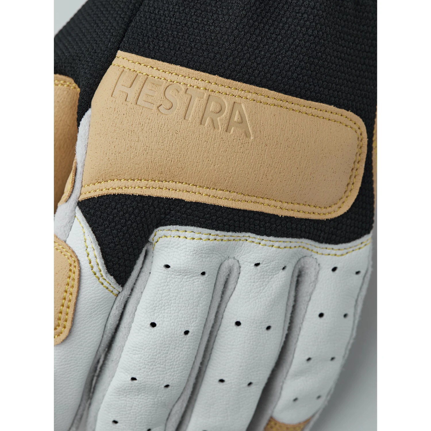 Hestra Climbers Long - 5 Finger Handschoenen - Offwhite / Black - Afbeelding 3