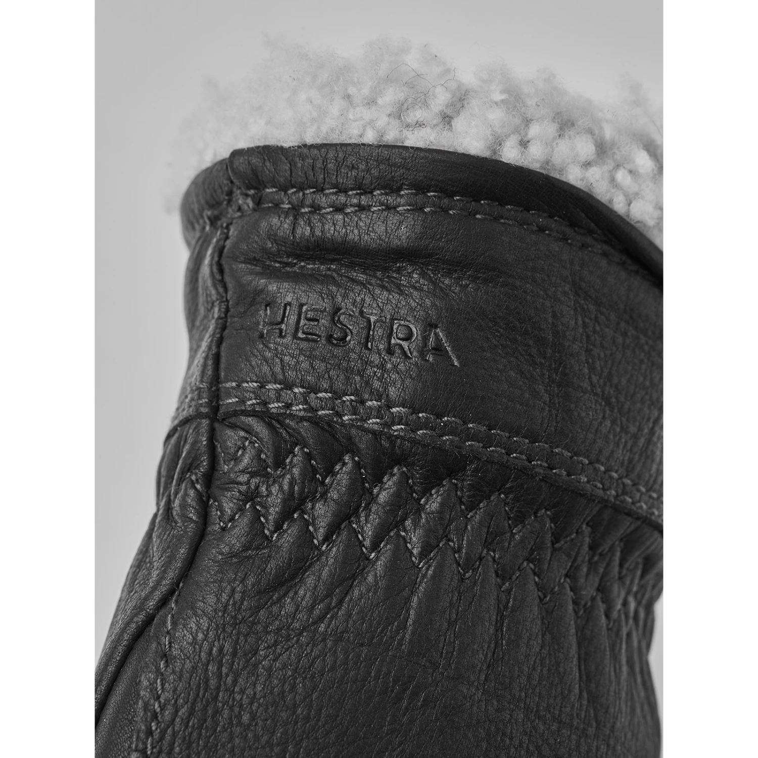 Hestra Deerskin Primaloft Leren Handschoenen - Zwart - Afbeelding 4