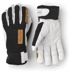 Hestra Ergo Grip Active Wool Terry - 5 Vinger Handschoenen - Black/offwhite