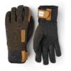 Hestra Ergo Grip Active Wool Terry - 5 Vinger Handschoenen - Dark Forest/black