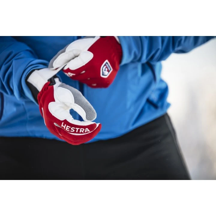 Hestra Ergo Grip Windstopper Race - 5 Vinger Langlauf Handschoenen - Oranje - Afbeelding 7