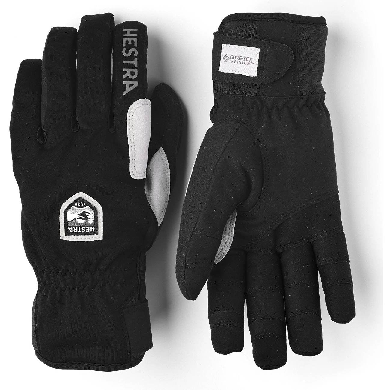 Hestra Ergo Grip Wool Touring – 5 Vinger Langlauf Handschoenen - Zwart