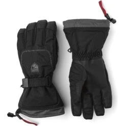 Hestra Gauntlet Sr. - 5 Vinger Handschoenen - Black/black