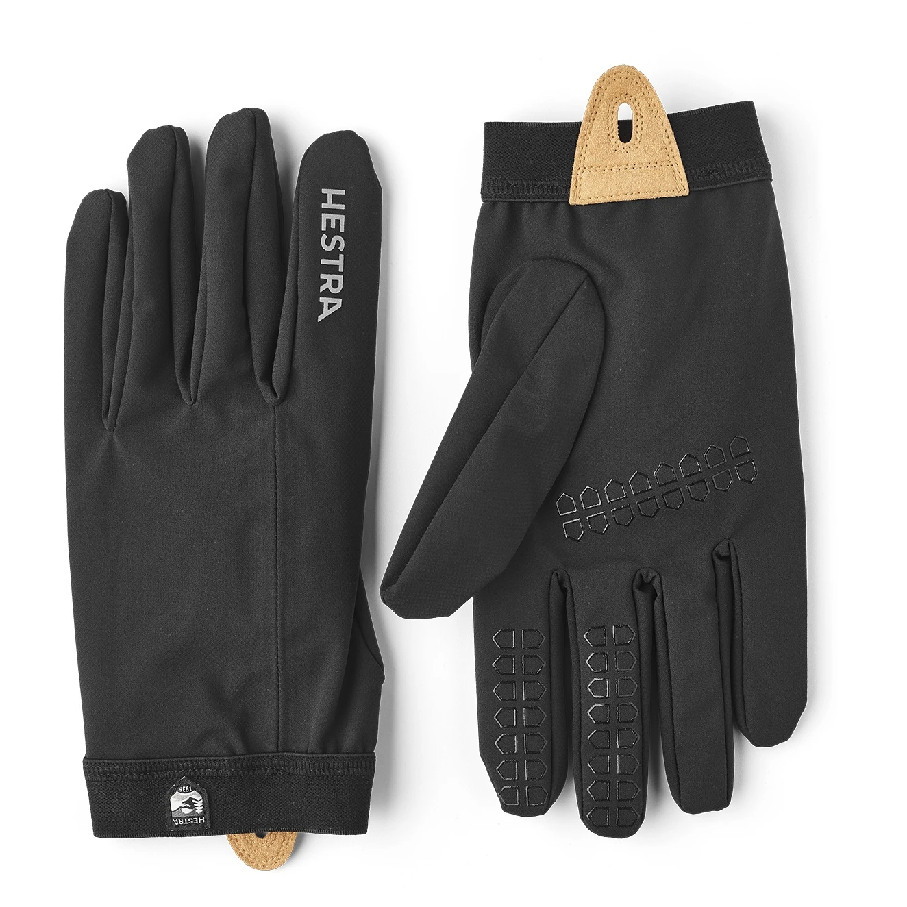 Hestra Nimbus - 5 Vinger Handschoenen - Black/black