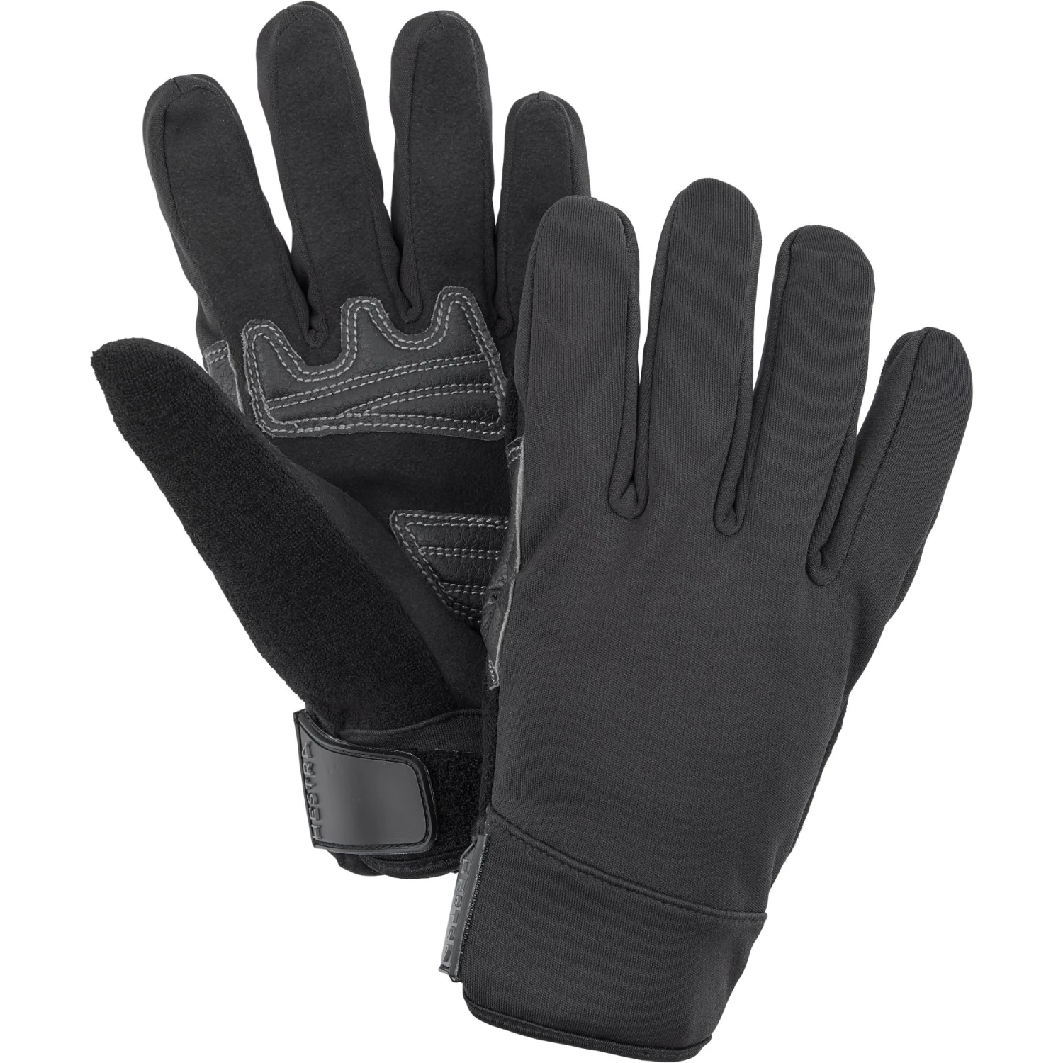 Hestra Tactility - 5 Vinger Handschoenen - Black / Black