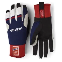 Hestra Windstopper Race Tracker - 5 Vinger Handschoenen - Navy/red