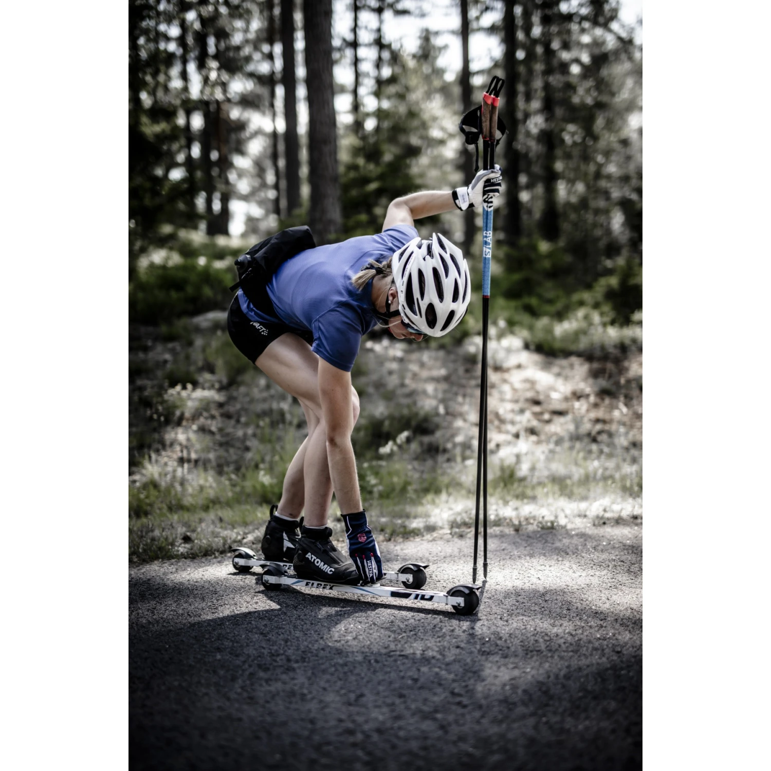 Hestra XC Ergo Grip - 5 Vinger Dames Langlauf Handschoenen - Navy - Afbeelding 8