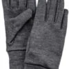Hestra Handschoen Heavy Merino Grijs