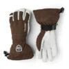 Hestra Army Leather Heli Ski 5 Finger Handschoenen Bruin