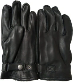 Hestra Handschoen Deerskin Wool Terry Black