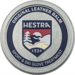 Witte Hestra Leather Balm Voor Lederen Handschoenen