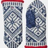 Hestra Hes Nordic Wool Mitt Blauw