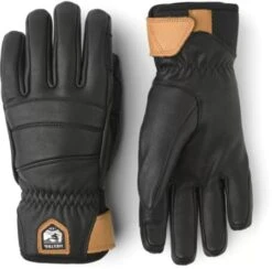 Hestra Women Fall Line 5 Finger Handschoenen Zwart Grijs