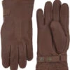 Hestra Handschoen Deerskin Lambskin Choco