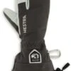 Hestra Army Leather Heli Ski 3 Finger Handschoenen Grijs