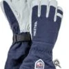 Hestra Army Leather Heli Ski 5 Finger Handschoenen Blauw