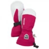 Hestra Kid Army Leather Heli Ski Mitt Handschoenen 5 Roze