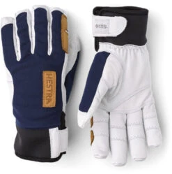 Hestra - Ergo Grip Active Wool Terry 5 Finger - Handschoenen Maat 7, Blauw