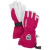 Hestra Kid Army Leather Heli Ski 5 Finger Handschoenen Roze