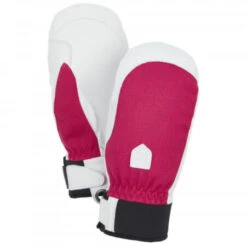 Hestra Women Army Leather Patrol Mitt Handschoenen Roze