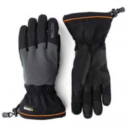 Hestra Czone Contact Gauntlet 5 Finger Handschoenen Zwart