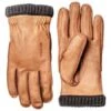 Hestra - Deerskin Primaloft Rib - Handschoenen Maat 7, Oranje