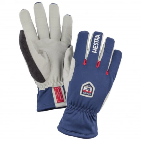 Hestra - Windstopper Ergo Grip Touring 5 Finger - Handschoenen Maat 8, Grijs/blauw