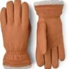Hestra - Deerskin Primaloft - Handschoenen Maat 6, Beige/bruin/oranje