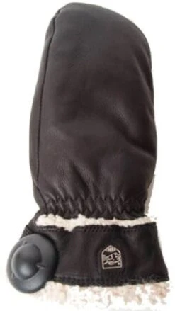 Hestra Handschoen Deerskin Primaloft Mitt Zwart